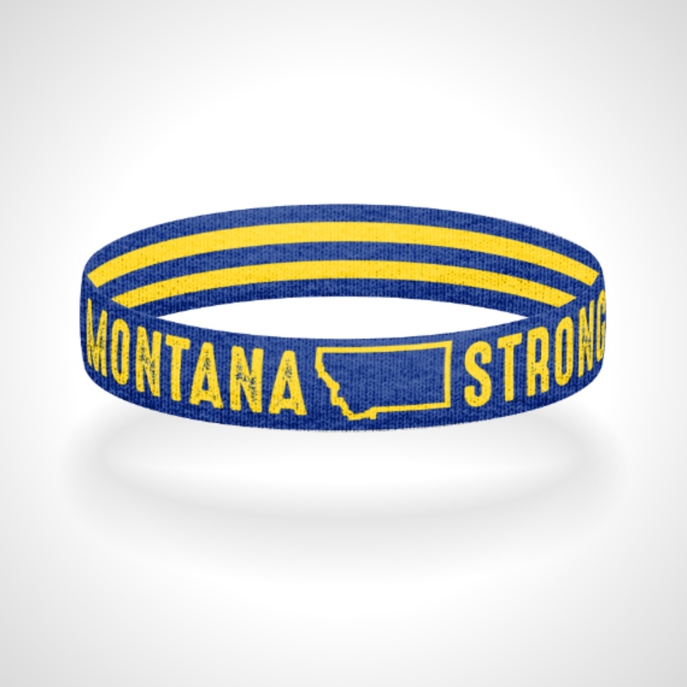 Reversible Montana Strong Bracelet Wristband